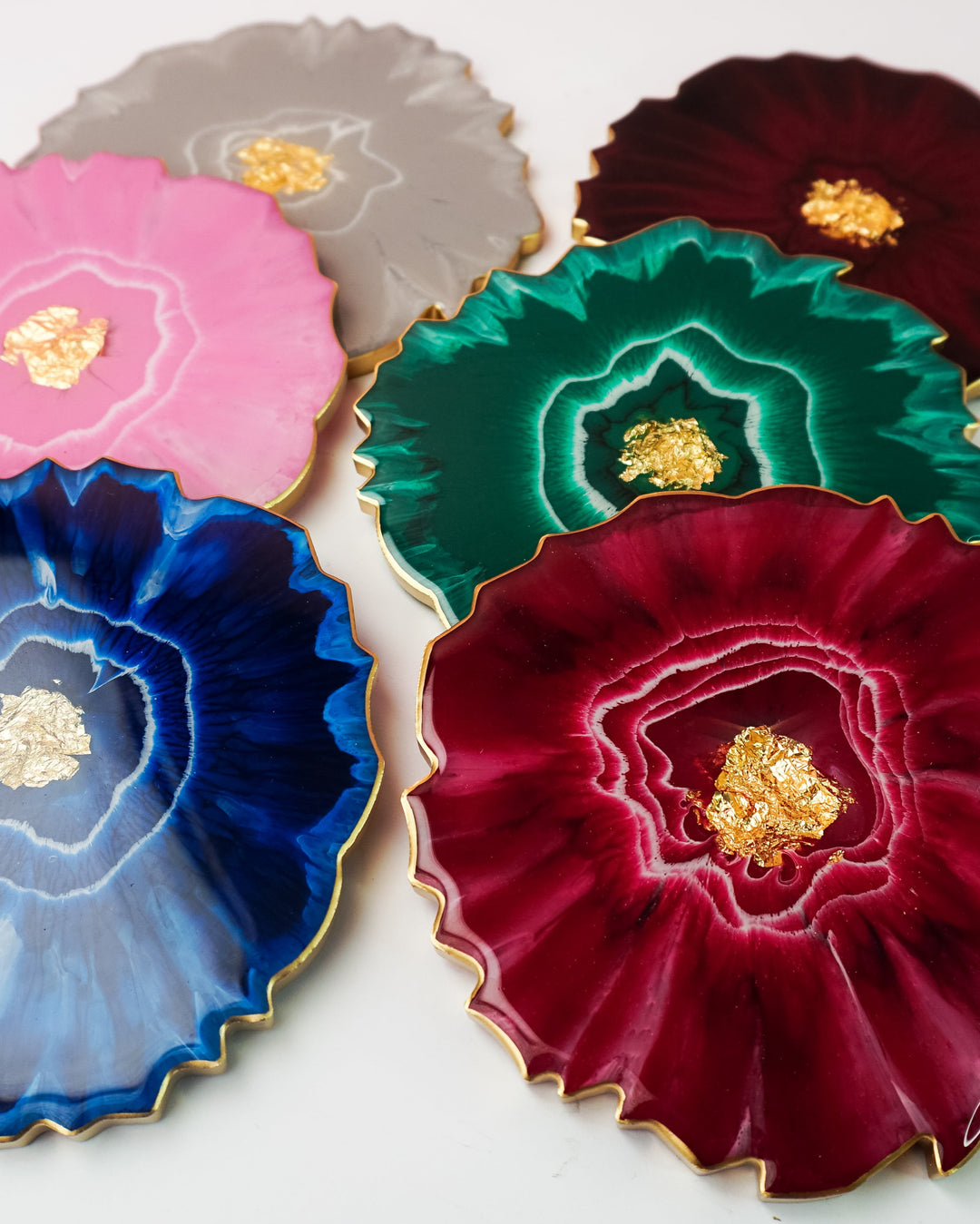 Custom Geode Resin Coaster