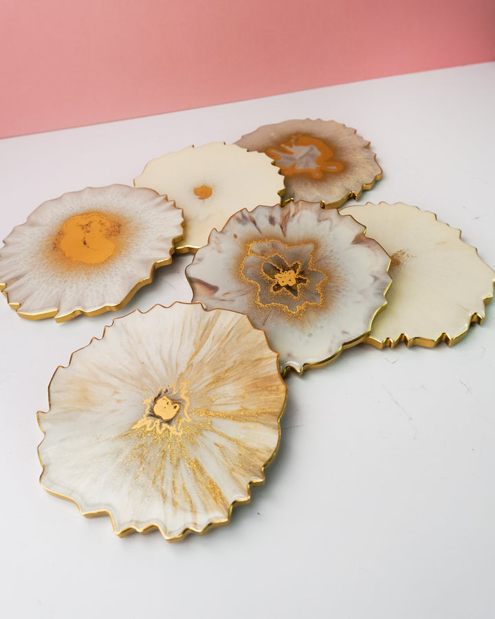 Custom Geode Resin Coaster