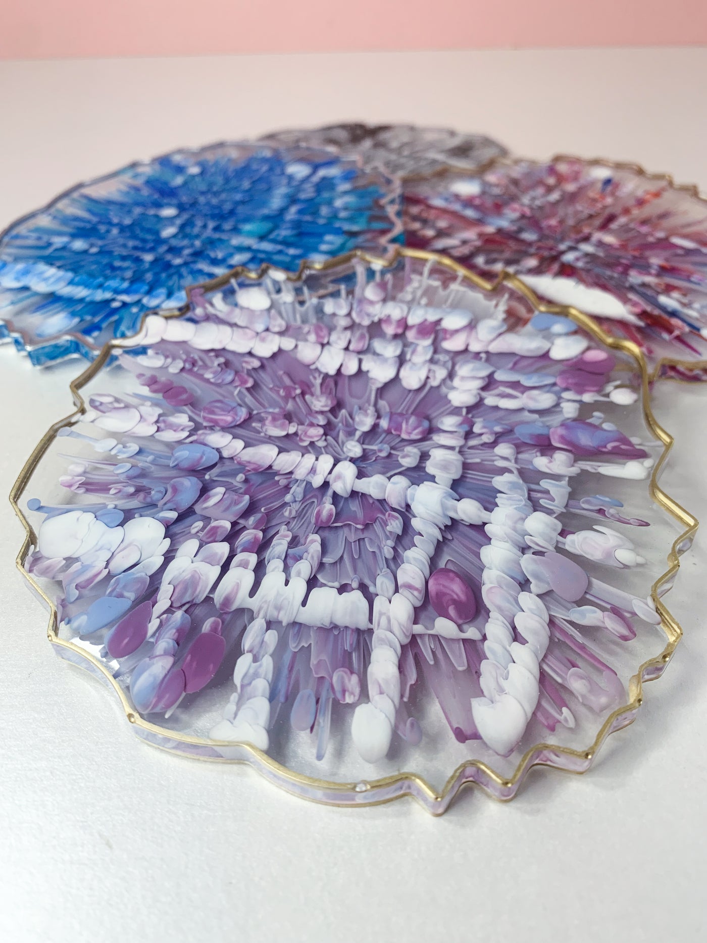 Private Resin Coaster Workshop - Cosmic Technique - Workshop - Resin By Ren