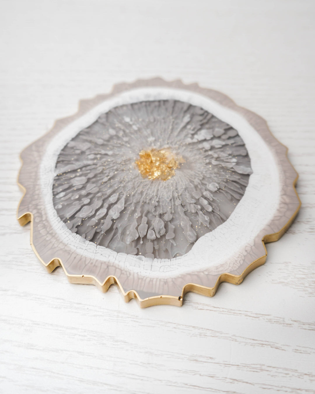 Custom Geode Resin Coaster Set - Geode Coasters - Resin By Ren