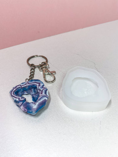 Geode Charm Silicone Mold - Resin Art Supplies - Resin By Ren